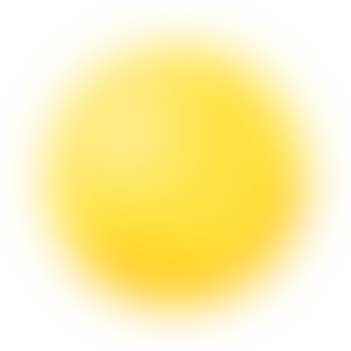 Yellow Blurred Gradient Ball